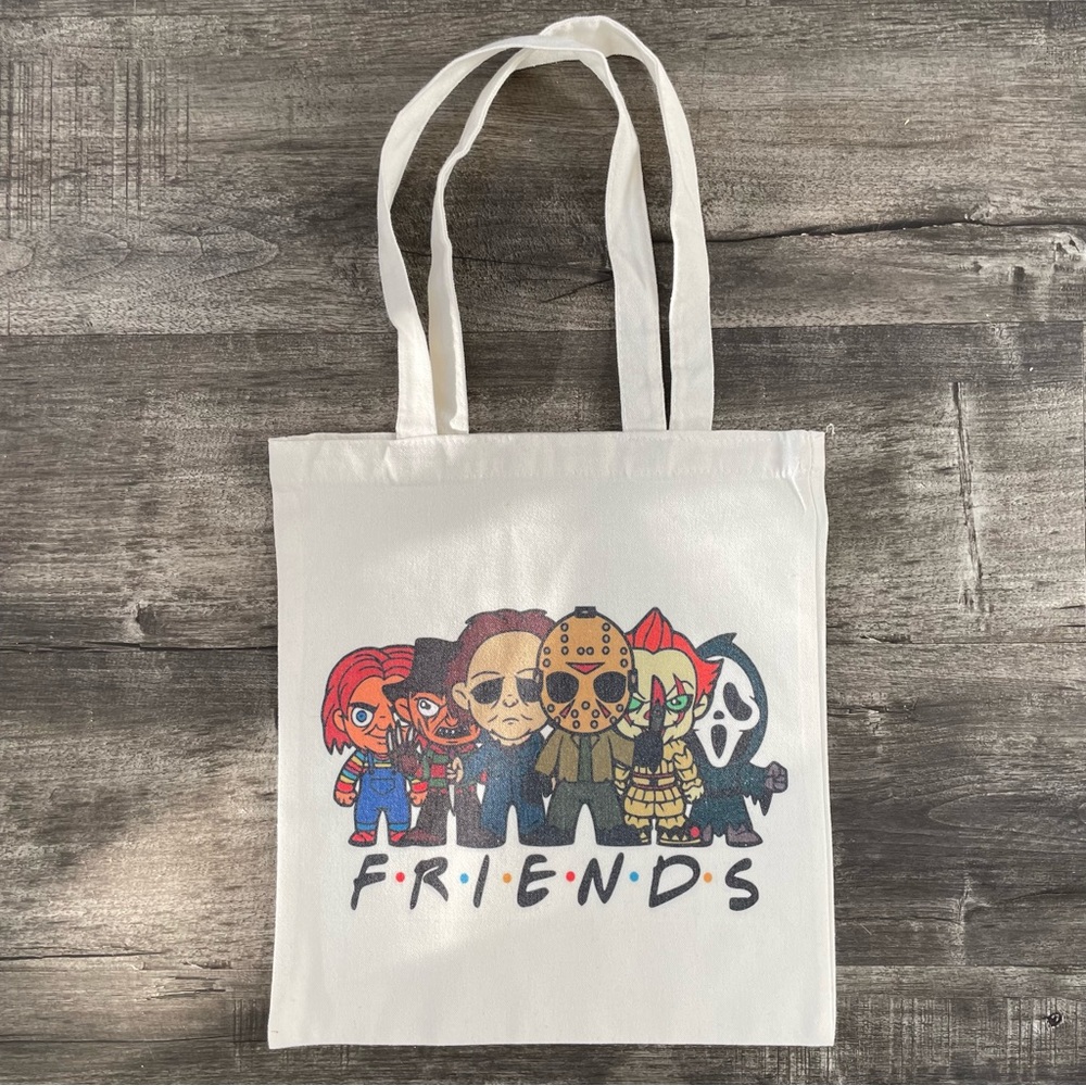 Friends Halloween tote bag